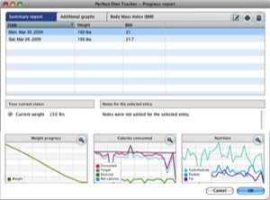 perfect diet tracker in mac